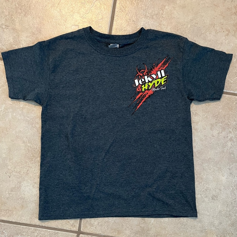 Jekyll & Hyde Monster Truck Shirt. Size Youth M. Brand New